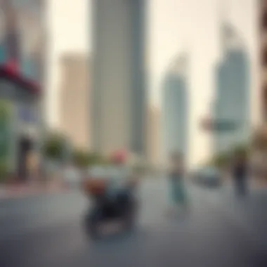 Lifestyle Opportunities Along Dubai's Dynamic Thoroughfare Vibrant lifestyle scenes on شارع دبي العين